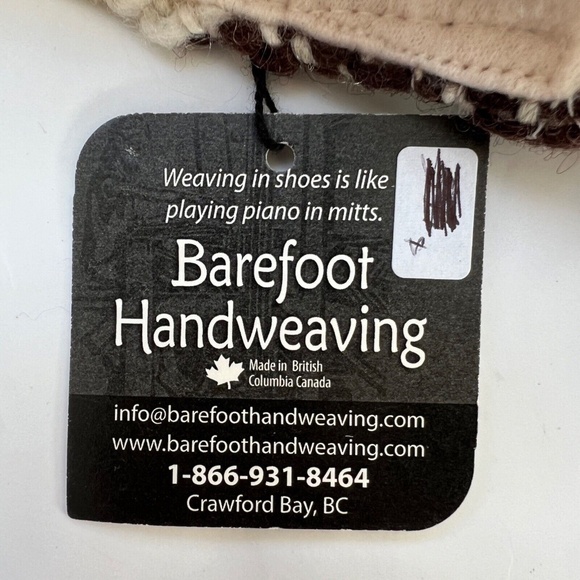 Barefoot Handweaving Winter Headband Ear Covering Cotton Wool Made in Canada - Picture 7 of 8